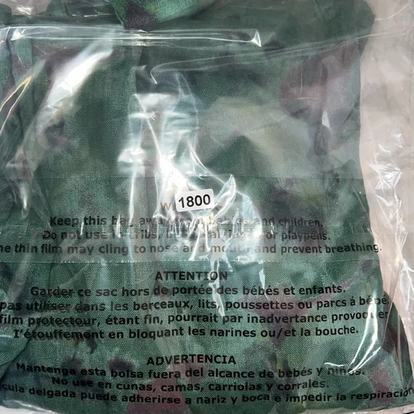 Bellambia 100% Pure Linen Green Floral Halter A-Line Dress Medium - Picture 11 of 11